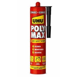 Polymax Express, universeller Konstruktionsklebstoff, Schwarz, 425g - UHU