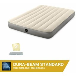 Intex - Luftmatratze Single-High - Französisches Bett - 137x191x25 cm (BxLxH) - Beige - Beige