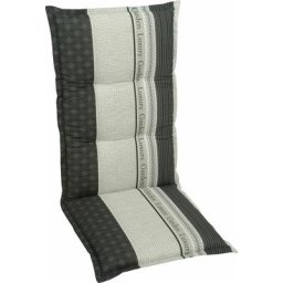 Mittellehner-Auflage 110x50x7 cm grau Sitzkissen Sitzpolster Sitzauflage - Go-de