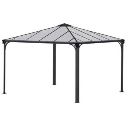 Aluminium Pavillon Palermo 3600 Anthrazit 360x360x295 cm - Palram-canopia