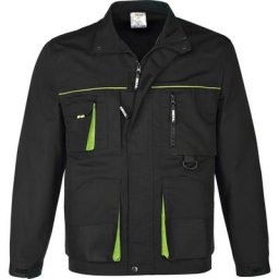 Trizeratop - Arbeitsjacke Jacke schwarz/grün Größe xxxxl - schwarz