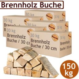 Brennholz Kaminholz Holz 5 - 500 kg Für Ofen und Kamin Kaminofen Feuerschale Grill Buche Feuerholz