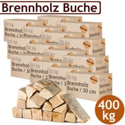 Brennholz Kaminholz Holz 5 - 500 kg Für Ofen und Kamin Kaminofen Feuerschale Grill Buche Feuerholz