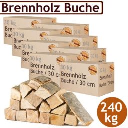 Brennholz Kaminholz Holz 5 - 500 kg Für Ofen und Kamin Kaminofen Feuerschale Grill Buche Feuerholz