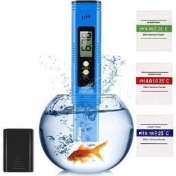 Digitales PH-Messgerät, PH-Tester 0,00–14,00, präziser Wasserqualitätsprüfbereich mit hoher Dichte,