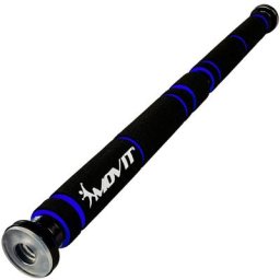 Movit - Klimmzugstange Türstange Türreck, Schwarz / Blau