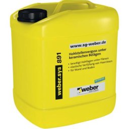 Weber.sys 891 Hohlstellenverguss unter keramischen Böden, 5 Ltr