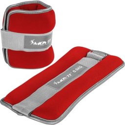 Neopren Gewichtsmanschetten 2x0,5 kg rot reflex - Movit