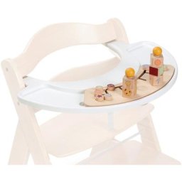 Hauck Hochstuhltablett Alpha Play Sorting Set Giraffe, Holz, Kunststoff, FSC® - schützt Wald - weltweit
