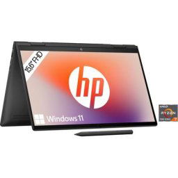 HP Envy x360 15-fh0077ng Convertible Notebook (39,6 cm/15,6 Zoll, AMD Ryzen 7 7730U, Radeon Graphics, 1000 GB SSD)