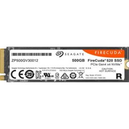 Seagate FireCuda 520 PCIe Gen4 500GB interne SSD (500 GB) 2,5"" 5000 MB/S Lesegeschwindigkeit, 3900 MB/S Schreibgeschwindigkeit