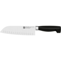 Zwilling Santokumesser VIER STERNE, mit Kullen, 18 cm