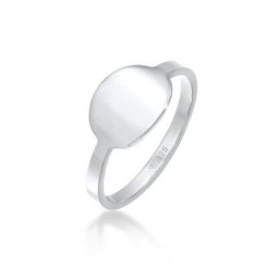 Elli Siegelring Siegelring Basic Trend Oval 925 Silber