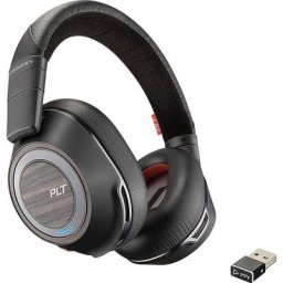 Poly Voyager 8200 UC Wireless-Headset (Noise-Cancelling, integrierte Steuerung für Anrufe und Musik, A2DP Bluetooth (Advanced Audio Distribution Profile), AVRCP Bluetooth (Audio Video Remote Control Profile), HFP, HSP)