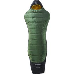 Nordisk Gormsson +4° Curve Schlafsack L schwarz/grün 2023 Schlafsäcke
