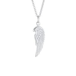 KUZZOI KUZZOI Halskette Flügel Rock Boho Cool 925 Sterling Silber Herrenschmuck Herren