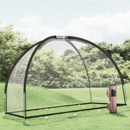 Golf-Übungsnetz Schwarz 300x150x210 cm Polyester - Prolenta Premium
