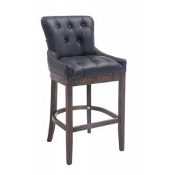 Barhocker Lakewood Echtleder, Antik