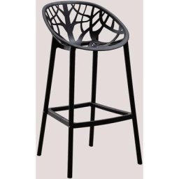Barhocker Ores Schwarz ↑75 cm - Schwarz ↑75 cm - Sklum