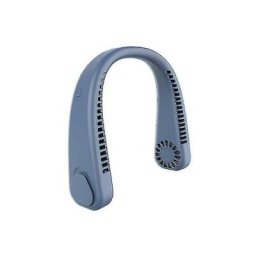 Blatt-Hängehalsventilator, USB-Aufladung, tragbarer Sport-Klappventilator für den Außenbereich