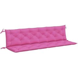 Vidaxl - Gartenbank-Auflagen 2-tlg. Rosa 200x50x7 cm Stoff Rosa