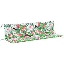 Gartenbank-Auflagen 2-tlg. Mehrfarbig 200x50x7 cm Stoff vidaXL - Mehrfarbig