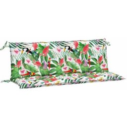 Vidaxl - Gartenbank-Auflagen 2-tlg. Mehrfarbig 150x50x7 cm Stoff Mehrfarbig