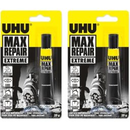 2 x UHU max Repair extreme, 2 x 20g für alle Materialien