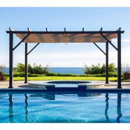 Paragon Outdoor Metall Pergola Modena 1220 Braun 360x623x239 cm