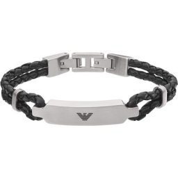 Herren Armband ""EGS2719040"", Leder/Edelstahl