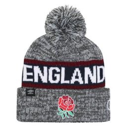 England Rugby Bobble Beanie - Grey