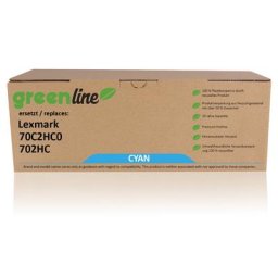 Lexmark 702HC / 70C2HC0 Toner cyan kompatibel - passend für Lexmark CS 310 dn
