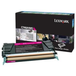 Lexmark C746A1MG Toner magenta original - passend für Lexmark C 746 DN