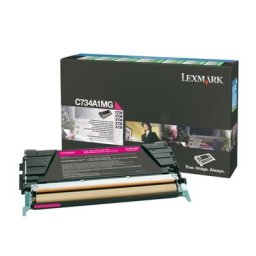 Lexmark C734A1MG Toner magenta original - passend für Lexmark C 736 Series