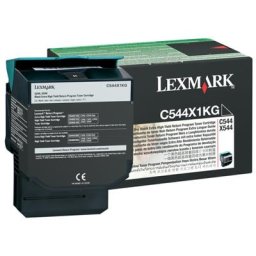 Lexmark C544X1KG Toner schwarz original - passend für Lexmark X 544 DN
