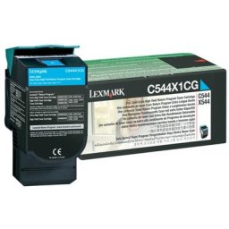 Lexmark C544X1CG Toner cyan original - passend für Lexmark Optra C 544 DTN
