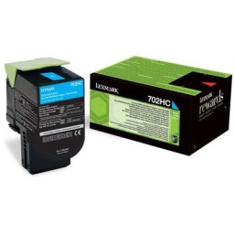 Lexmark 702HC / 70C2HC0 Toner cyan original - passend für Lexmark CS 310 n