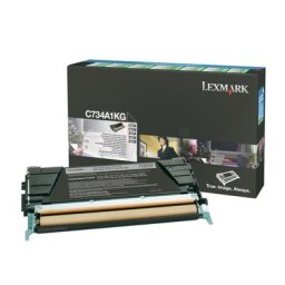 Lexmark C734A1KG Toner schwarz original - passend für Lexmark Optra C 734 N