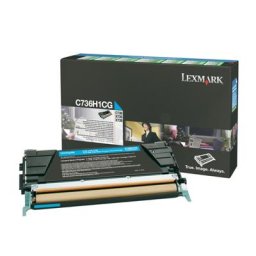 Lexmark C736H1CG Toner cyan original - passend für Lexmark X 738 DE