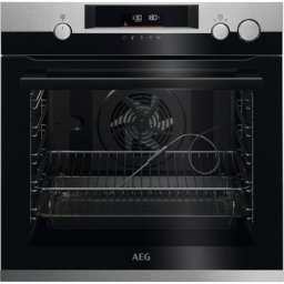 AEG Einbaubackofen Serie 7000 BSS57606BM 949 494 825, mit Vollauszug, Pyrolyse-Selbstreinigung