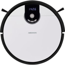 Medion® Nass-Trocken-Saugroboter S20 SW MD 20011, App und Alexa Steuerung, Betriebszeit bis zu 100 Minuten