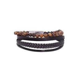 Firetti Lederarmband, Made in Germany - mit Tigerauge