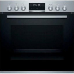 BOSCH Induktions Herd-Set HND676OS62, mit Teleskopauszug nachrüstbar, Pyrolyse-Selbstreinigung