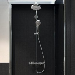 hansgrohe Croma Select S 180 2jet Showerpipe, 27254400,