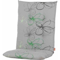 Regor Sesselauflage 110 cm Dessin Blüme grün, 100% Baumwolle - Siena Garden