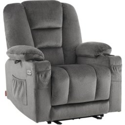 Fernsehsessel elektrisch verstellbar, Relaxsessel mit Liegefunktion, tv Sessel mit Massage &