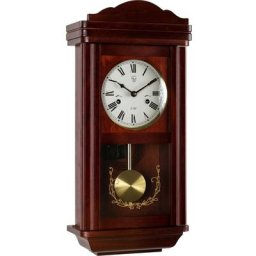 STILISTA® Mechanische Wanduhr Theseus antike Pendeluhr mahagoni