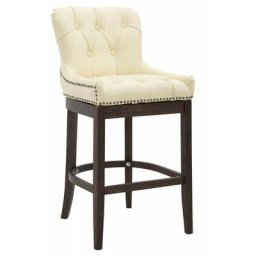 Barhocker Lakewood Echtleder, Antik