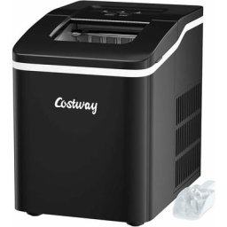 Eiswürfelmaschine Ice Maker, Eismaschine, Eiswürfelbereiter inkl. Eiswürfelschaufel / 9 Eiswürfel