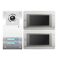 TÜRSPRECHANLAGE Sprechanlage 2 Familien mit 2x7"" Monitor VT562+2xVT32